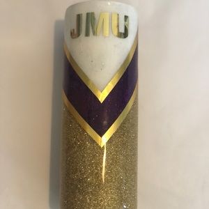 JMU Epoxy Glitter Tumbler